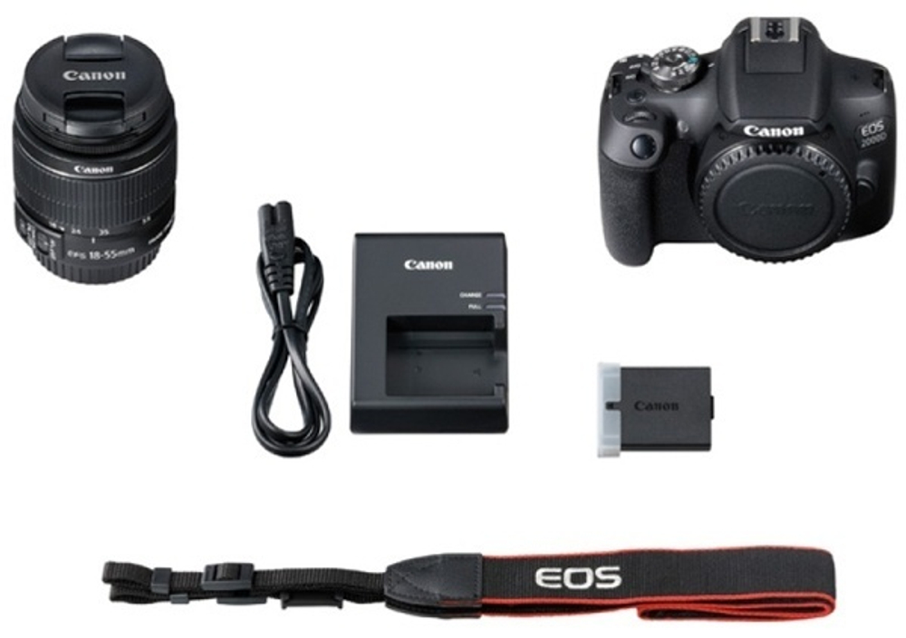 Фотокамера Canon EOS 2000D Kit EF-S 18-55 III