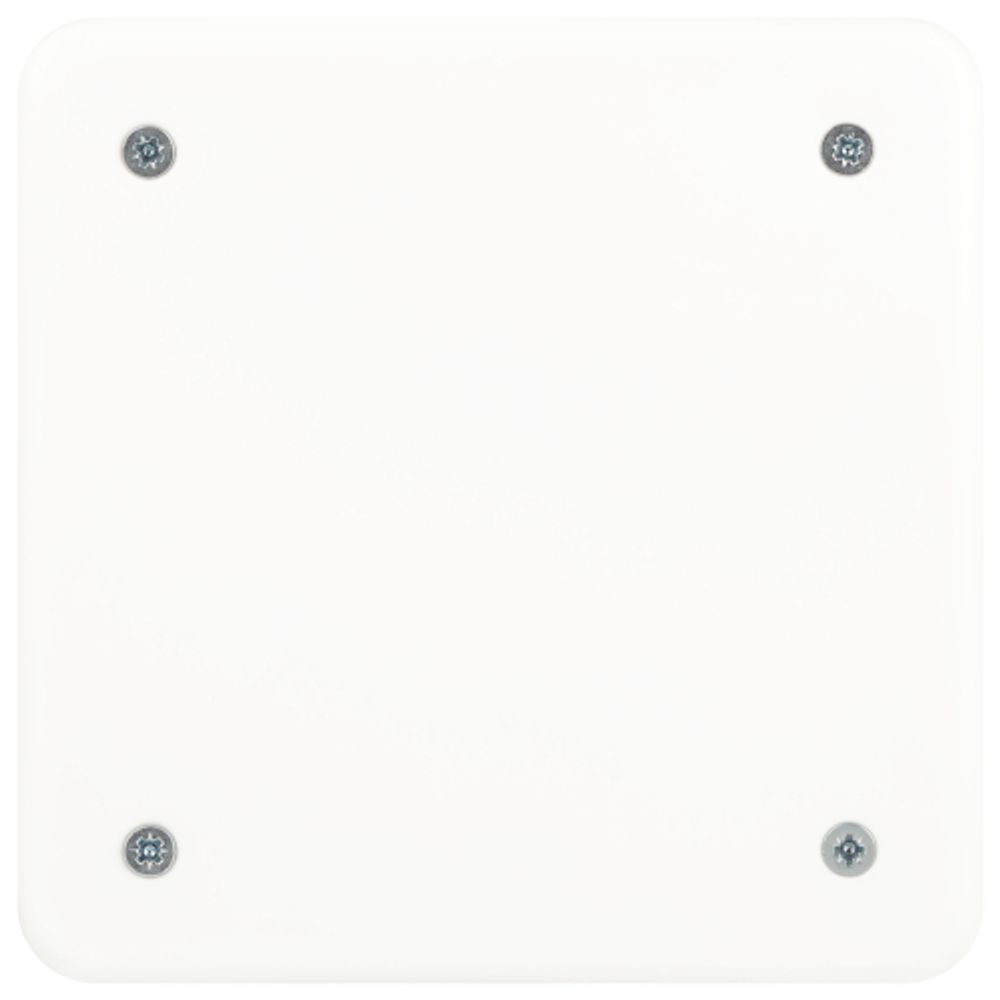 Распаячная коробка ЭРА KRP-92-92-45 скрытой установки красно-белая 92х92х45мм для полых стен саморезы крышка IP20