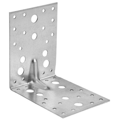 Уголок крепежный усиленный 130*130*100*2мм ОЦ (25шт)