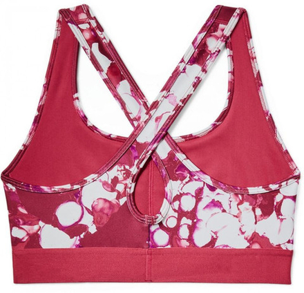 ТОП теннисный Under Armour Mid Crossback Print - Розовый