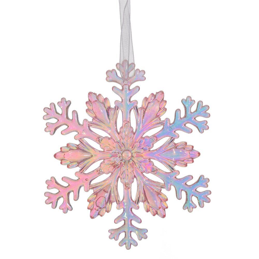 GAEM Украшение новогоднее "Снежинка", L11 W0,3 H11 см, 3в.