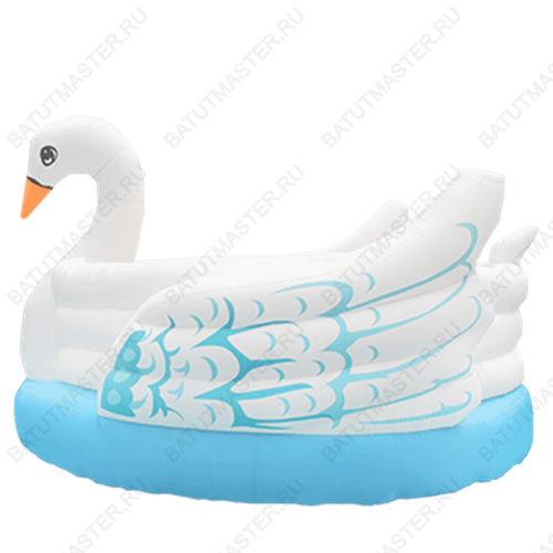 Батут для дачи "Волшебный лебедь" 4,0*3,2*2,45м