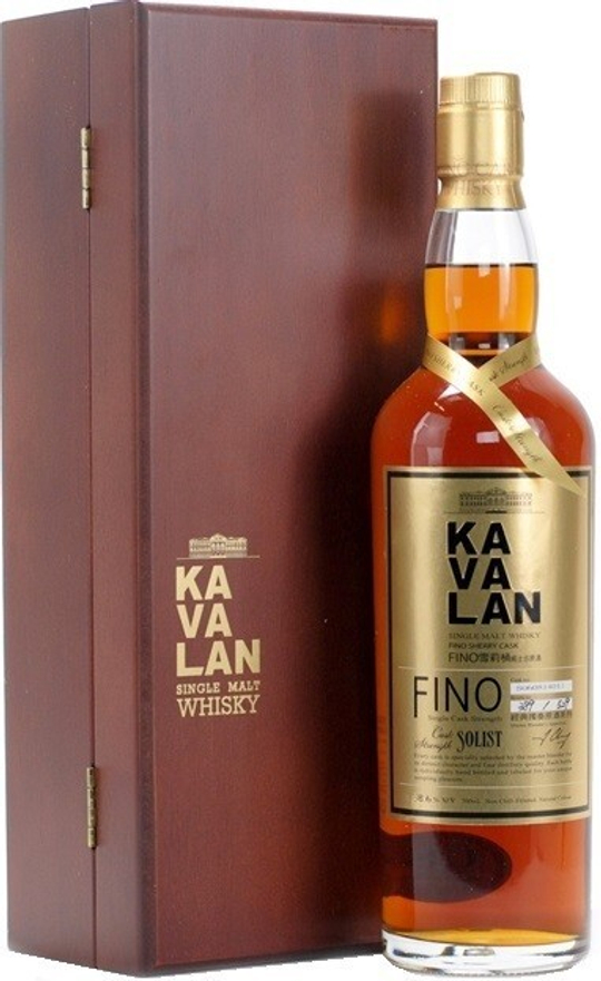 Виски Kavalan Solist Fino Sherry Cask gift box, 0.7 л.