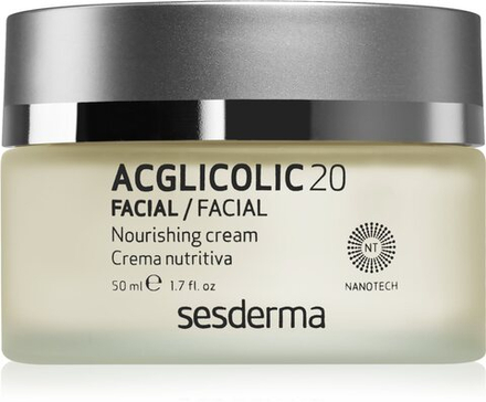 Sesderma Acglicolic 20 Facial - питательный омолаживающий крем для сухой и очень сухой кожи /   50  ml  / GTIN 8470003033886