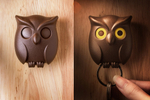 Держатель для ключей night owl, коричневый