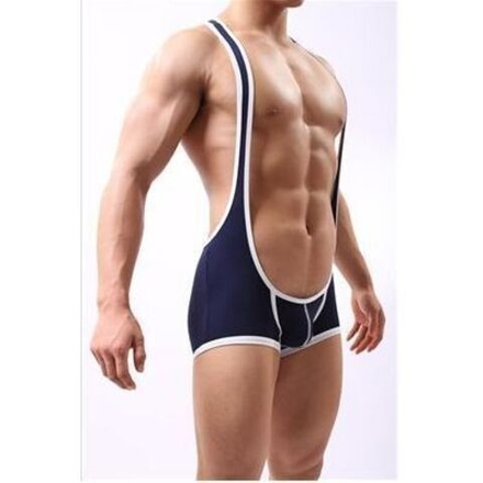 Мужской комбинезон синий WowHomme Wrestler  Modal Overall