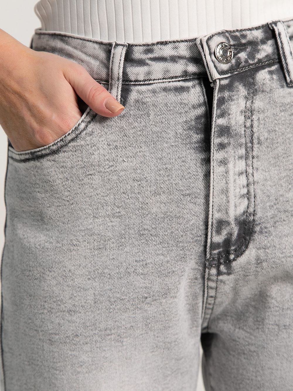 Джинсы Асфея (светло-серые) Б15673-4М LT Collection