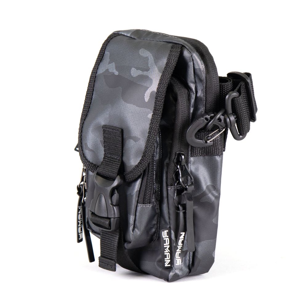 Сумка рыболовная &quot;Yaman&quot; Street Fishing MultiLock V-Pouch, 22х12,5х8 см, цв. серый камуфляж/15/