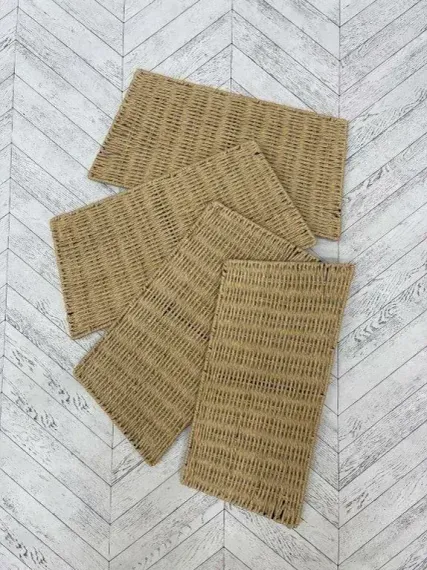 Джутовая корзина под елку 26,5х61х72 см., разборная , Christmas DeLuxe (89816)