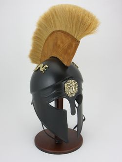 Nautical Шлем троянский "Ахиллес" со светлым плюмажем