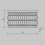 Настенный светильник (бра) Maytoni DIA005WL-02CH