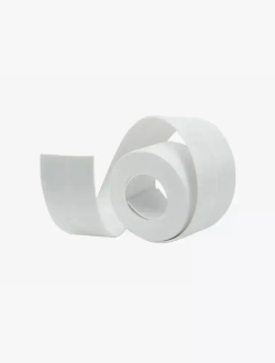 Бордюрная лента для ванны и кухни самоклеющаяся, размером 38мм х 3,2м, плинтус для ванной и раковины, клейкая лента для стыков, декоративный скотч, белый