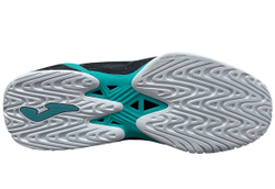 Мужские теннисные кроссовки Joma Set Men 2601 All Court - black/turquoise