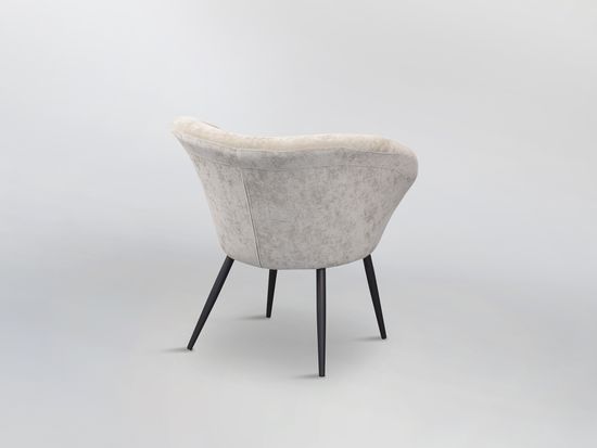 Ozome Кресло из бежевого бархата Испания La Forma