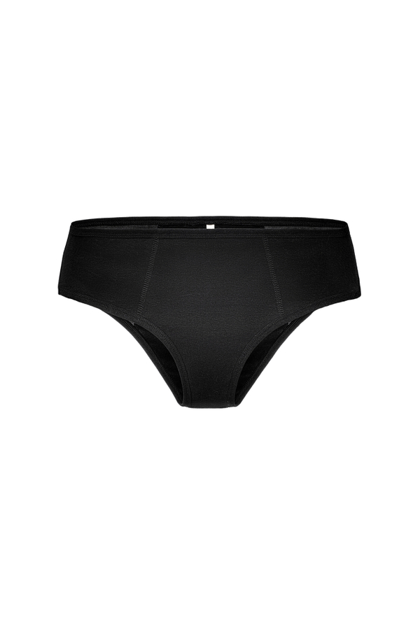 Впитывающие трусы Medium на средней посадке с усиленной ластовицей в чёрном цвете 🩸🩸🩸(🩸)