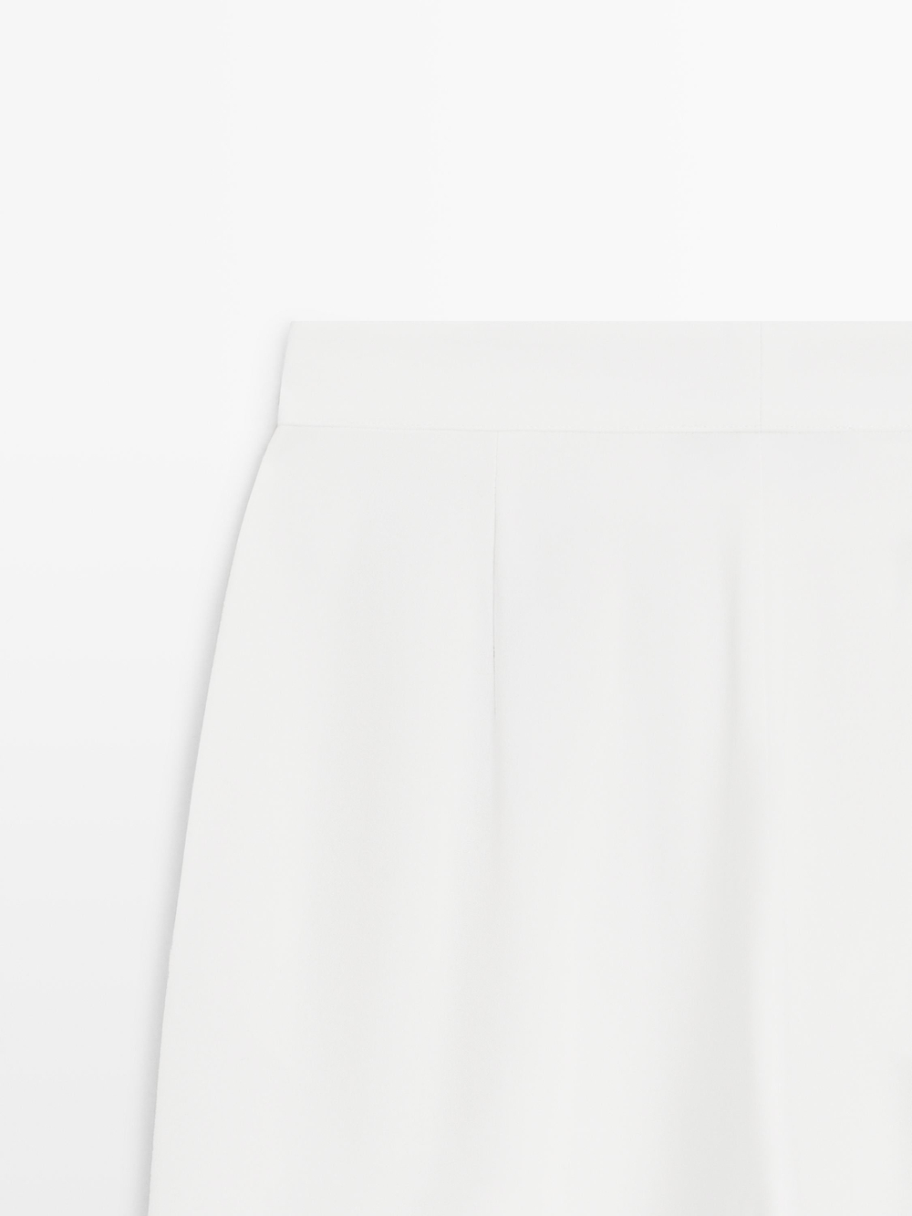 Massimo Dutti Брюки из крепа, белый