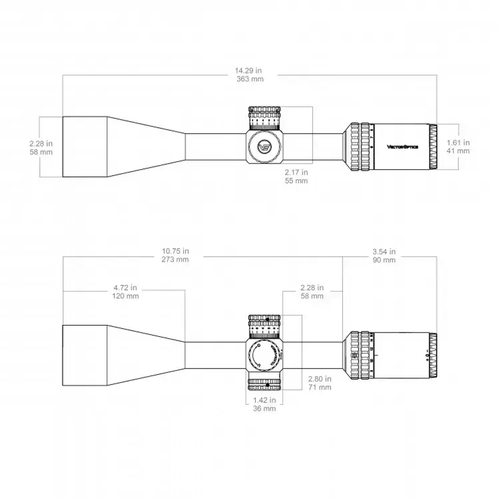 Прицел Vector Optics HUGO 6-24x50 (SCOL-31)