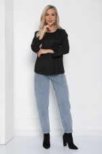 Блуза Линия успеха (черная) Б12558-12 LT Collection