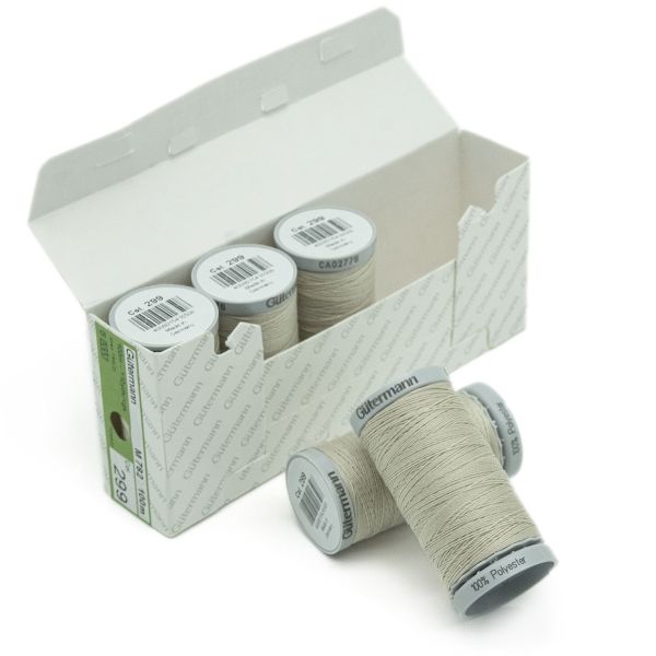 Нитки суперкрепкие Gutermann Extra Strong M782 №40 (100 метров), 5 кат. | 299 св.серо-бежевый