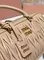 Сумка MIU MIU Arcadie matelassé из кожи наппа, пудровый