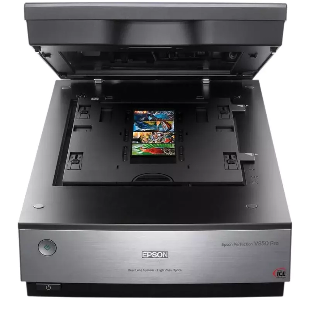 Сканер Epson Perfection V850 Pro B11B224401, 6400 x 9600, А4, CCD, 15 стр./мин, USB 2.0, Ethernet