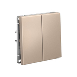 Выключатель 2-кл. ArtGallery 10AX быстрозажим. клем. механизм песочн. SE GAL001251S