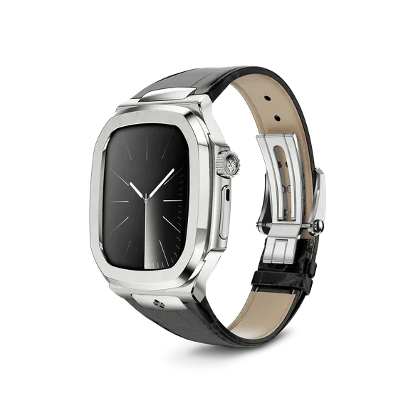 Корпус для Apple Watch ROYAL45 - Silver Leather