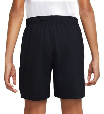 Детские теннисные шорты Nike Boys Dri-Fit Multi+ Graphic Training Shorts - black/white/white - Black