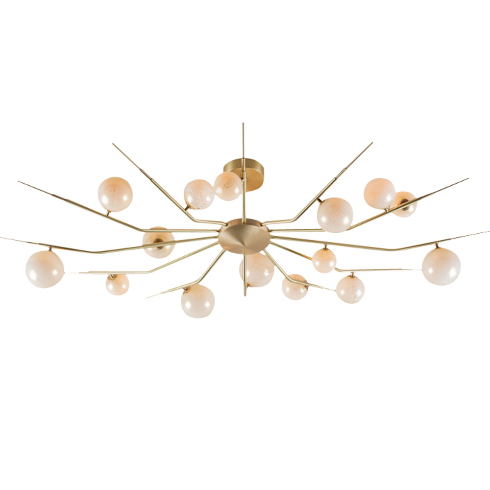 Ceiling design lamp  RADIAL CHERRYBOMB CBR.15.01 by Lindsey Adelman