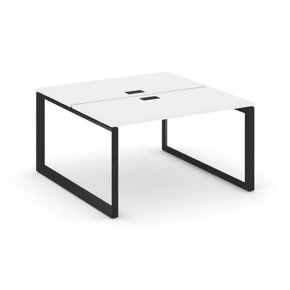 Style Project Рабочая станция двухсторонняя SN-59O.DRS-003 Белый/Металл Черный/Черный Заглушка 1380*