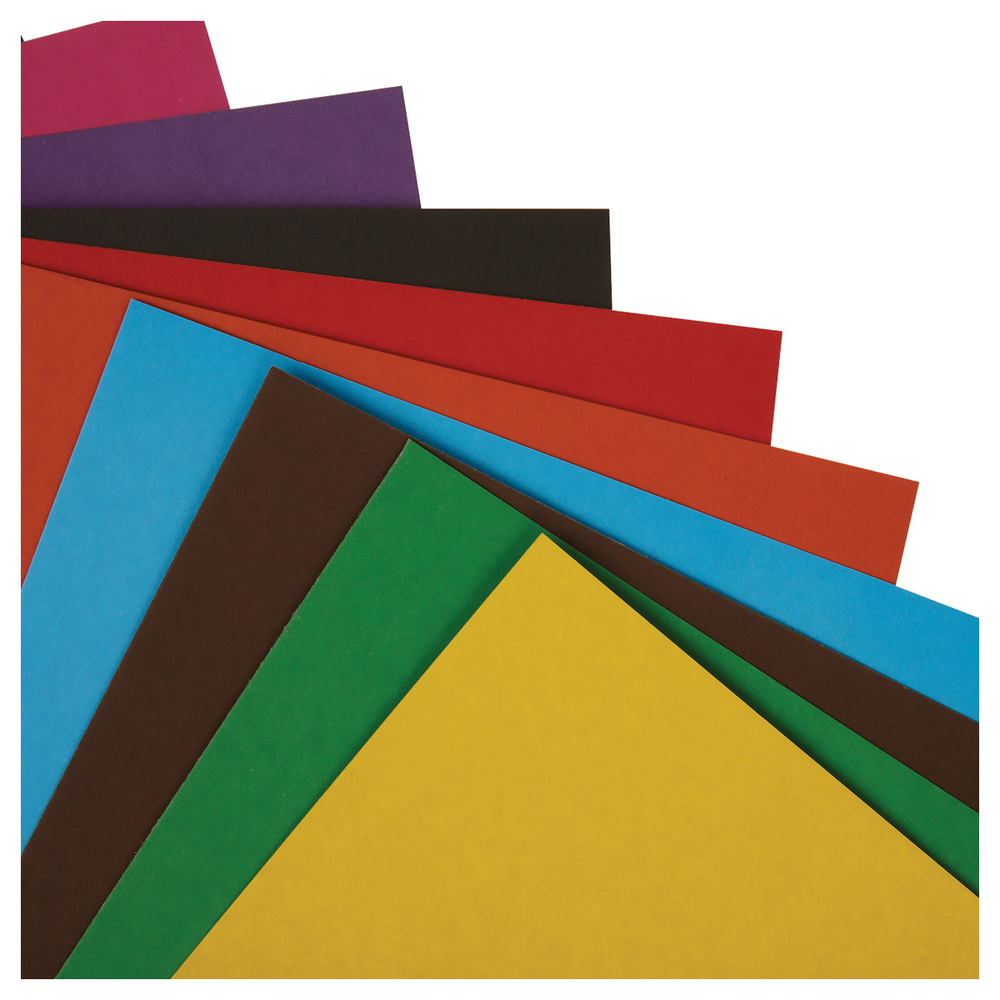 Картон цветной "Приключения Енота", А4, 10л., 10цв., немелованный, в папке