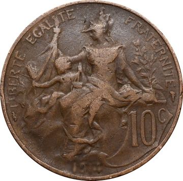 10 сантимов 1898-1921 Франция