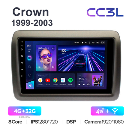 Teyes CC3L 10,2"для Toyota Crown 1999-2003