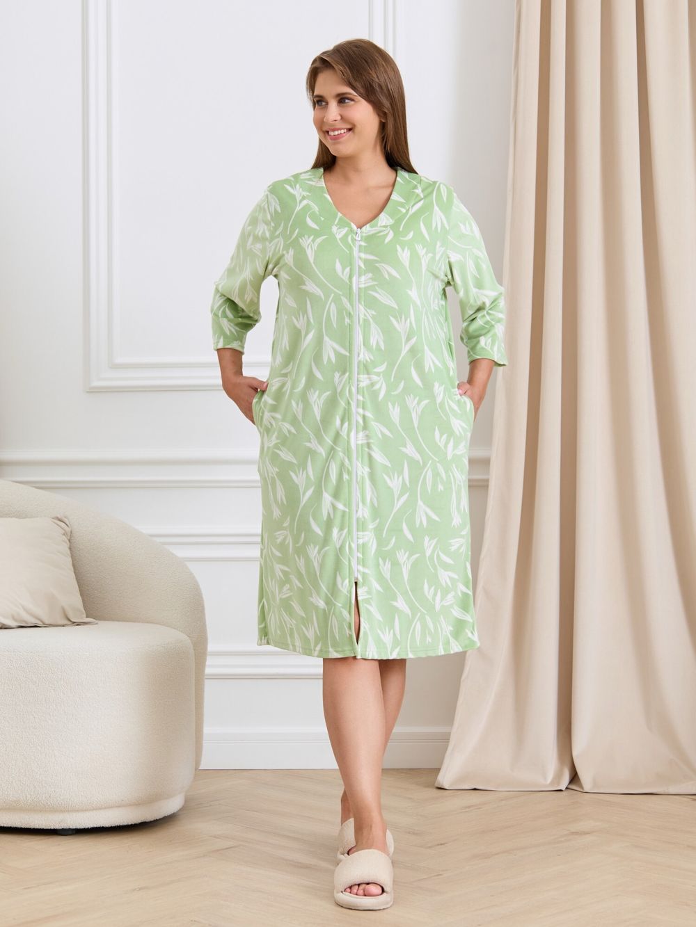 Халат Зарево Виотекс ЗЕЛЁНЫЙ