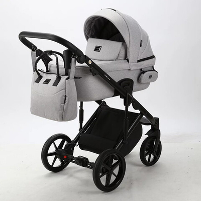 Детская коляска Adamex Lumi Air 3 в 1 L-TK01 TIP (СВ.СЕРЫЙ)