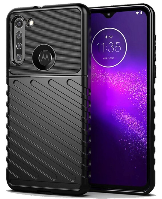 Противоударный чехол на телефон Motorola G8, серия Onyx от Caseport