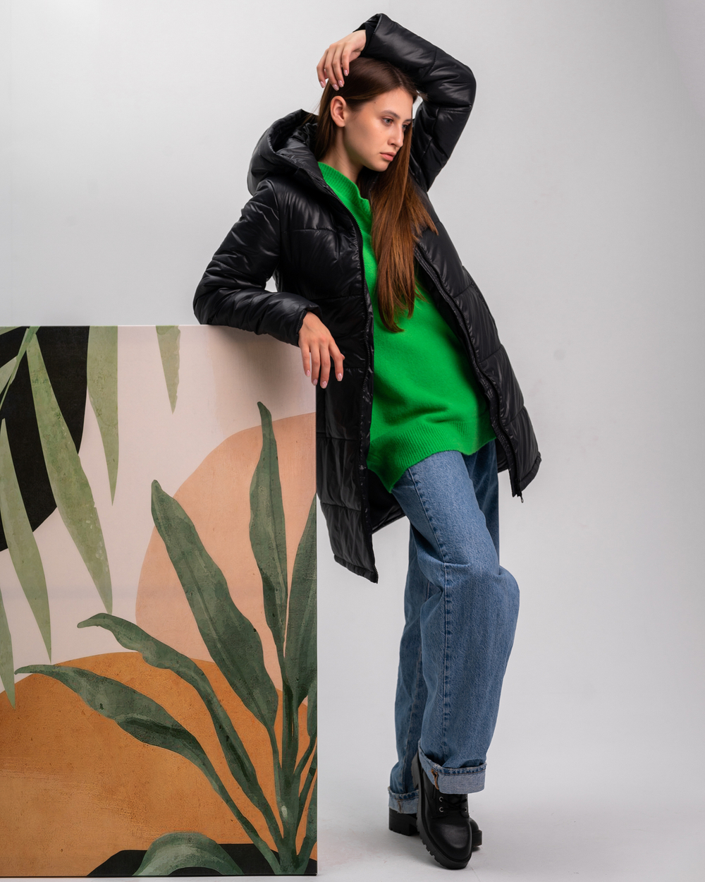 Полупальто зимнее "Альфа" черный