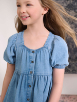 Платье джинсовое для девочки Next E36-499, Синий