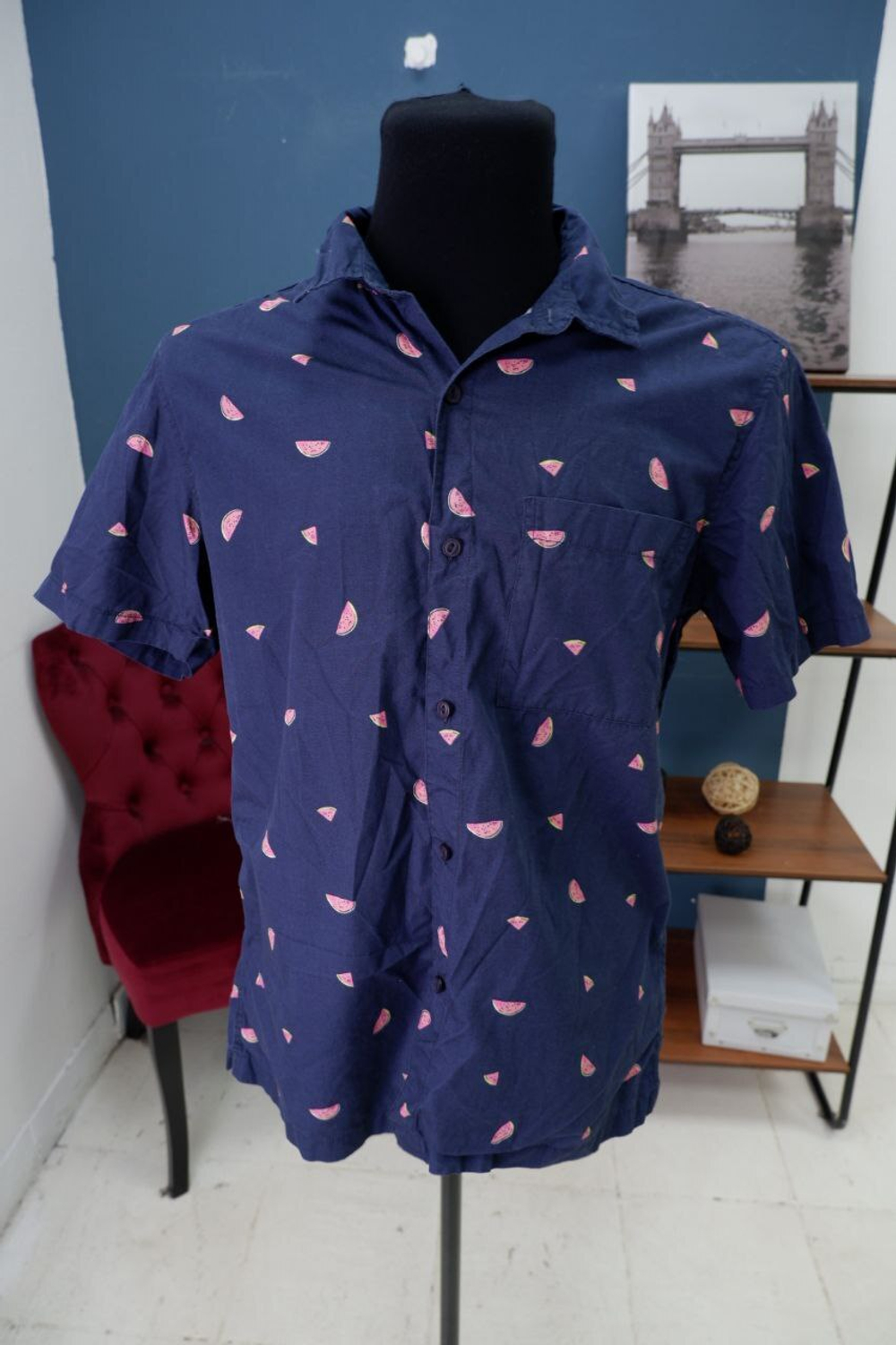 Рубашка Befree с принтом 46 размер