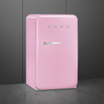 SMEG FAB10RPK5 Отдельностоящий однодверный холодильник, стиль 50-х годов, 54,5 см, розовый, петли справа