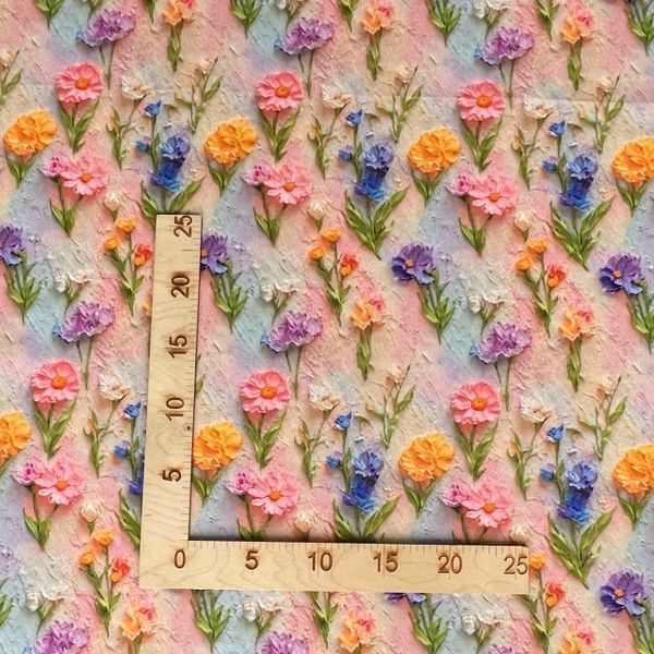 В ПУТИ, ИМПАСТО / РОЗОВЫЙ, ЖЕЛТЫЙ, СИНИЙ, СИРЕНЕВЫЙ - 100% хлопок 2