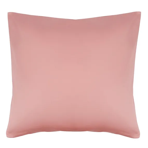 Набор из двух наволочек из сатина темно-розового цвета из коллекции essential, 70х70 см