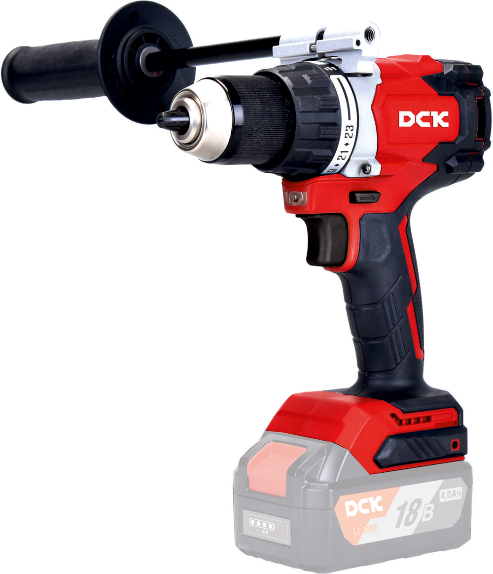 Дрель-шуруповерт аккум бесщеточная DCK KDJZ06-13(TYPE Z), 18В, 120Нм, без АКБ и З/У