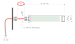 Датчик контроля наполнения Menerga Level sensor C-NIVEAU C-Bus 175mm (M 04 82 00)