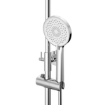 Душевая стойка BelBagno Unique-VSCM-CRM 3 режима, глянцевый хром