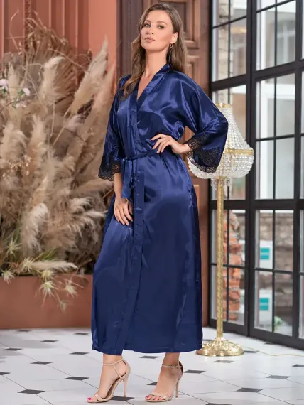 Халат шелковый MIA-Amore ИЗАБЕЛЛА 3189 кремовый