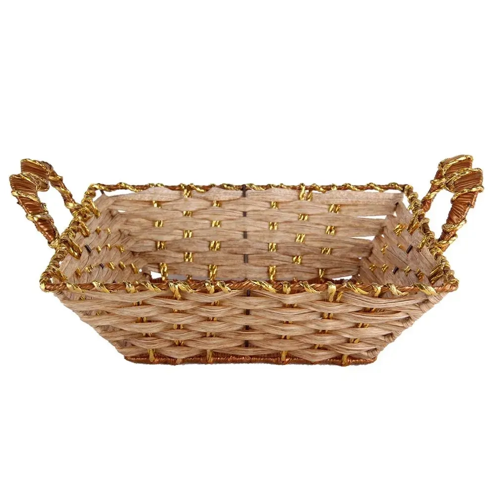 Корзинка универсальная 26х8.5см Плетеное сердце