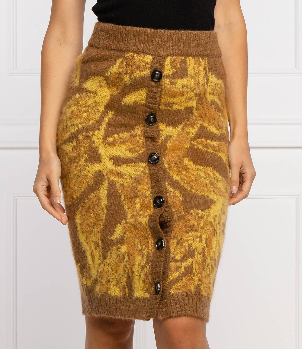 юбка nebbiolo Pinko - горчичный(1G16BC Y77X)