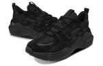 Kappa beaded comfortable retro sports shock-absorbing low-cut daddy shoes for men and women the same style black