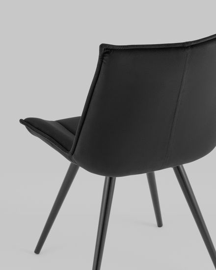 Стул вращающийся Робб велюр черный